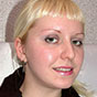blonde teen texting
